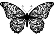 Butterfly Silhouette Bundle, a Decorative Illustration by Designer_Momina (Thumbnail 5 of 20)