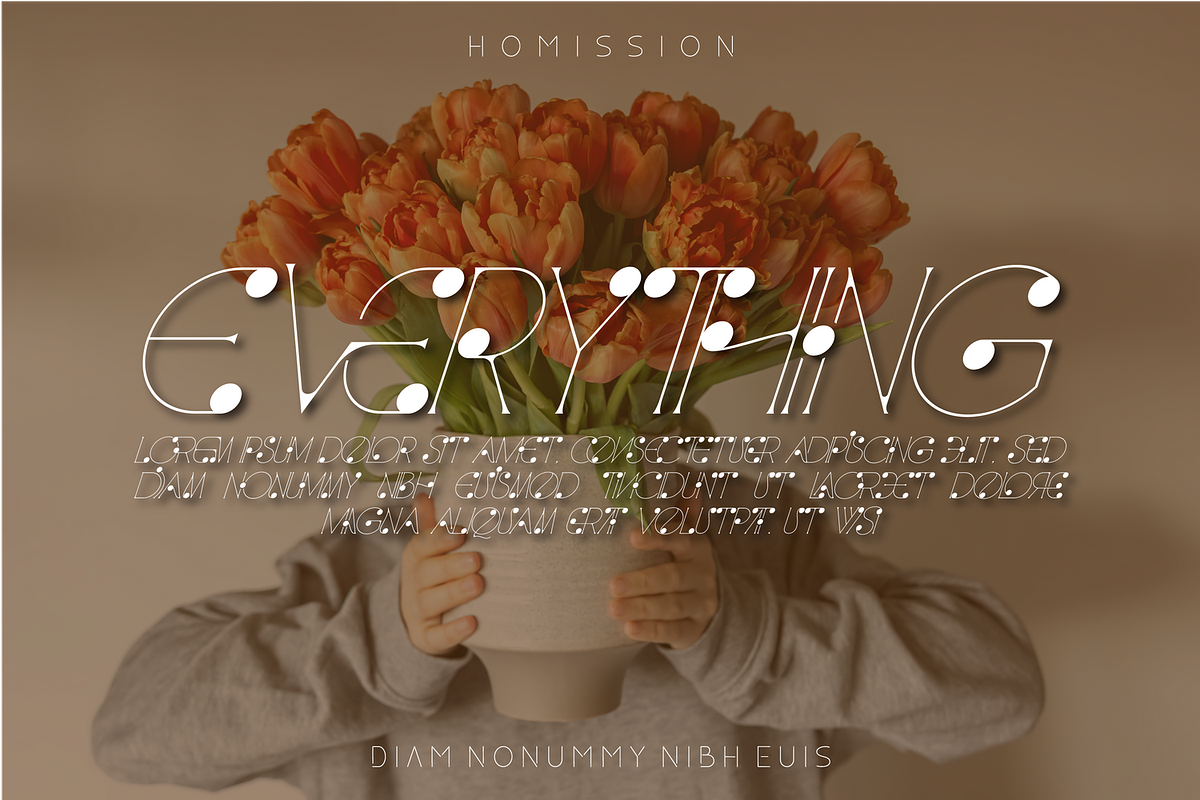 Homission Font, a Serif Font by 177Studio (Photo 3 of 8)