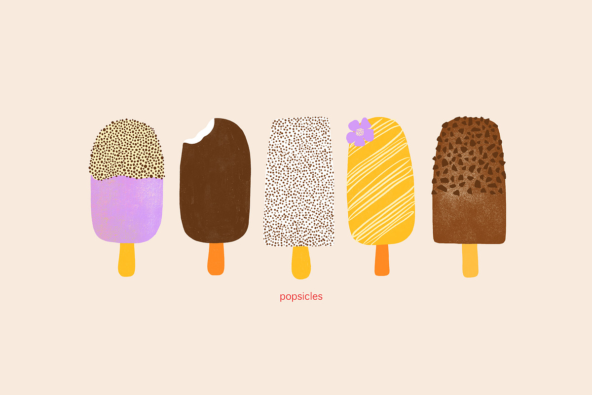 Best Ice Cream in Town, a Food Illustration by Annakniaz (Photo 10 of 13)