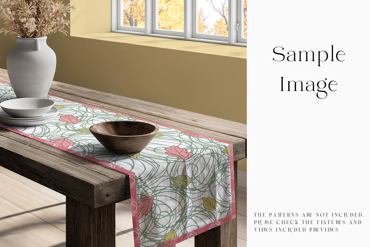 Table Runner Mockups, a Household Mockup by mock-ups (Photo 5 of 17)