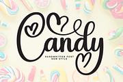 Candy | Script Font, a Handwritten Font by Scratchones (Thumbnail 1 of 9)