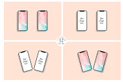 iPhone12 Screen device mockup bundle, an iPhone Mockup by MockupMarket (Thumbnail 6 of 10)