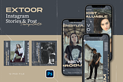 HypeInstagram Template - Extoor, a Social Media Template by Gibcreat (Thumbnail 1 of 4)