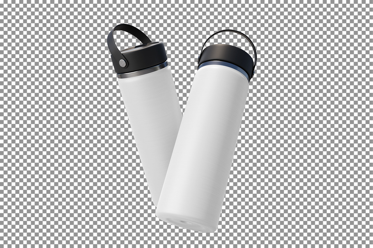 Hydro Flask Bottle Mockup Vol.2, a Merchandise Mockup by Akebareee (Photo 2 of 7)