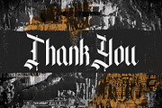 Denibas Sunset - Blackletter Font, a Blackletter Font by StringLabs (Thumbnail 11 of 11)