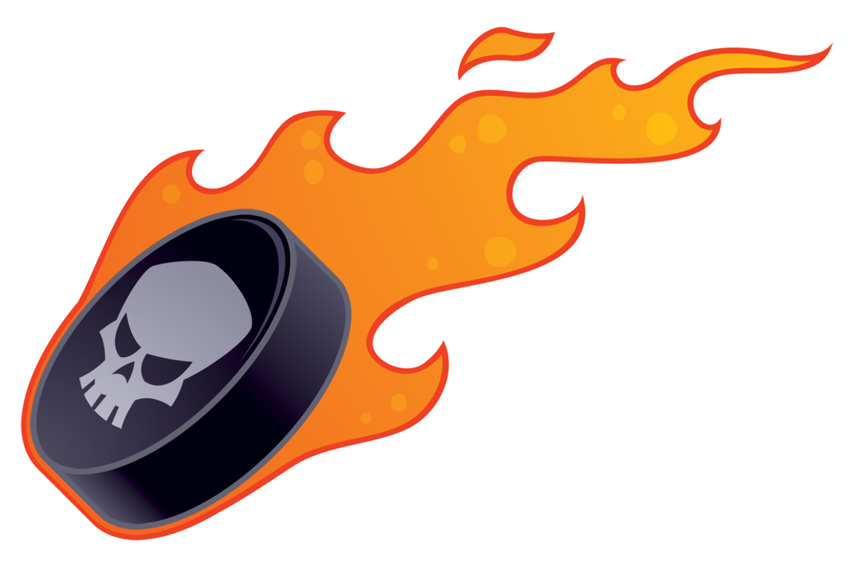 Flaming Hockey Puck, a Sport Illustration by Schwegel Illustration (Photo 2 of 2)