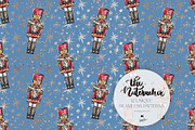 Nutcracker Christmas Magic Patterns, a Pattern Graphic by KaramfilaS (Thumbnail 16 of 21)
