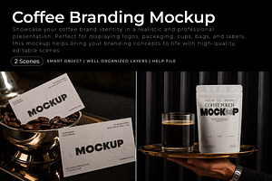Coffee Branding Mockup, a Packaging Mockup by Pitchlook.Studio