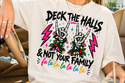 Deck The Halls Not Your Family PNG, a Seasonal Illustration by Rose Art (Thumbnail 2 of 4)