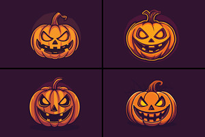 Halloween Logo Collection, a Branding & Logo Template by Xoovion