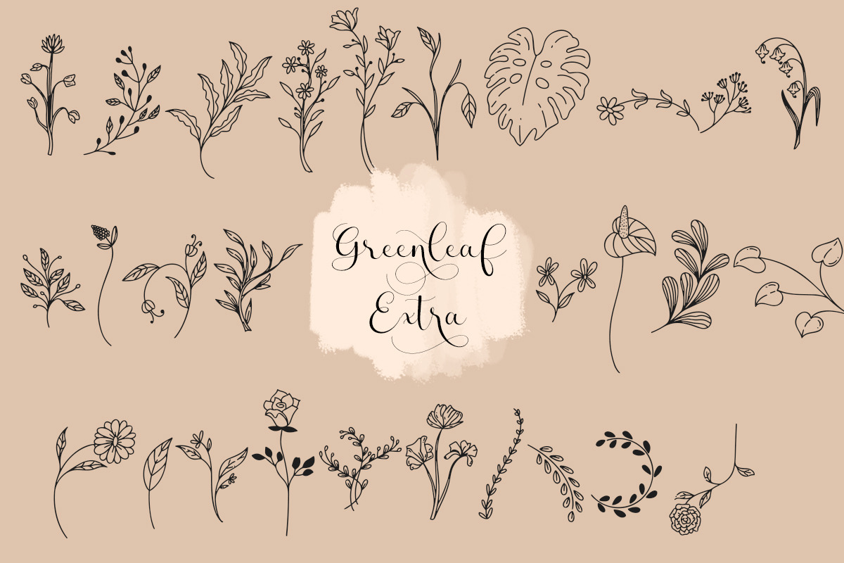 Greenleaf font duo, a Script Font by Barra & Beryl Co. (Photo 5 of 10)