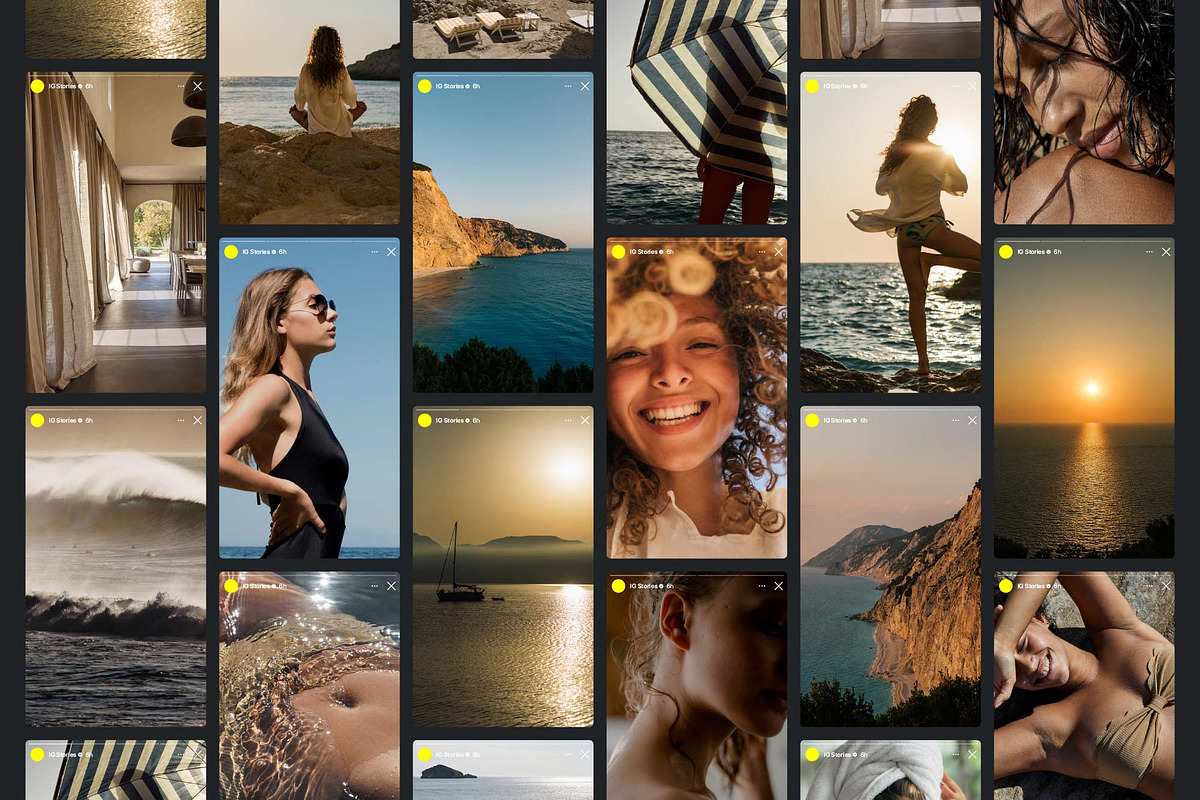 FRAMES / Instagram Vector Mockup Kit, a Social Media Template by Circular (Photo 1 of 20)