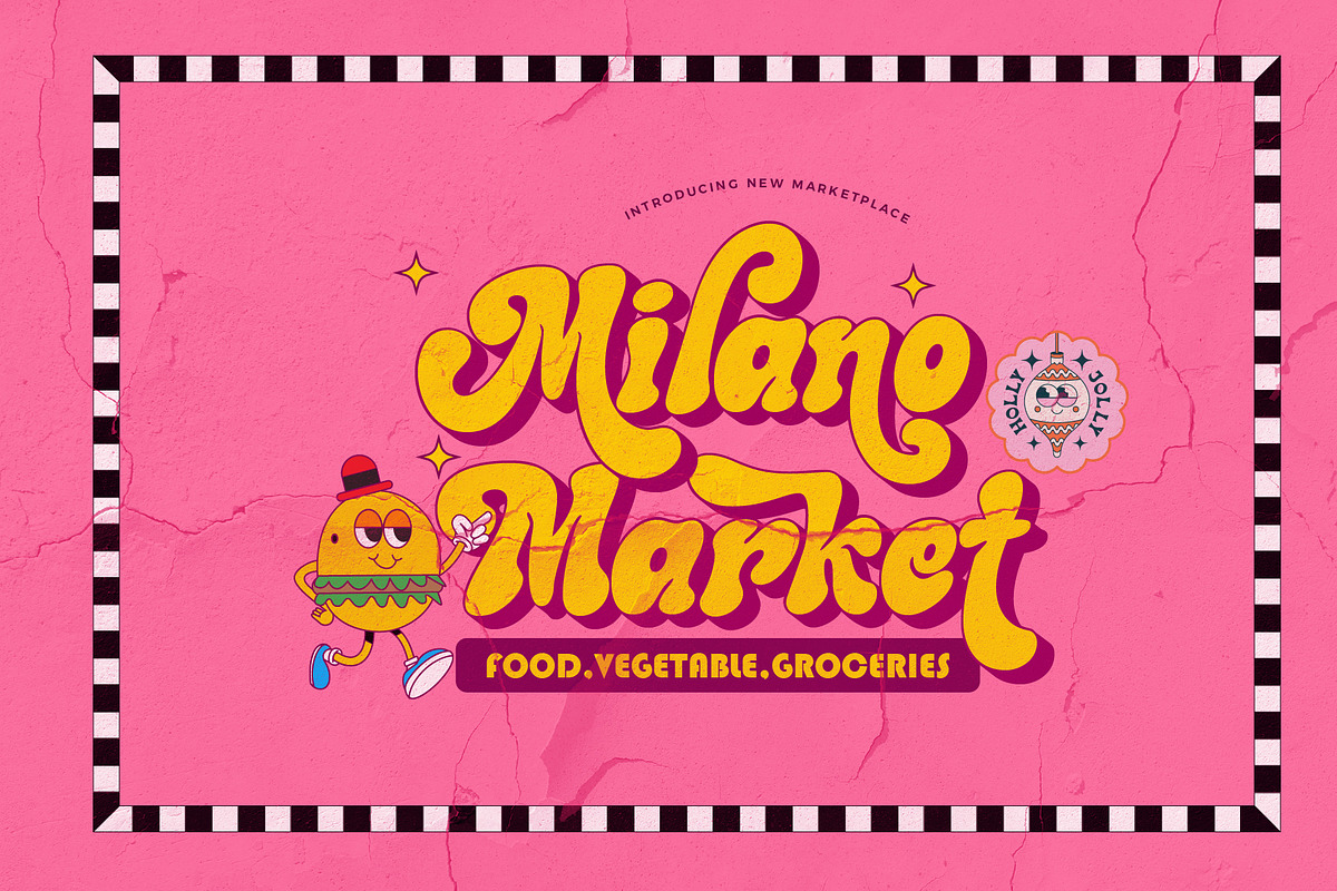 Sunnyside Groovy Font + Extras, a Script Font by Fortunes Co (Photo 8 of 14)