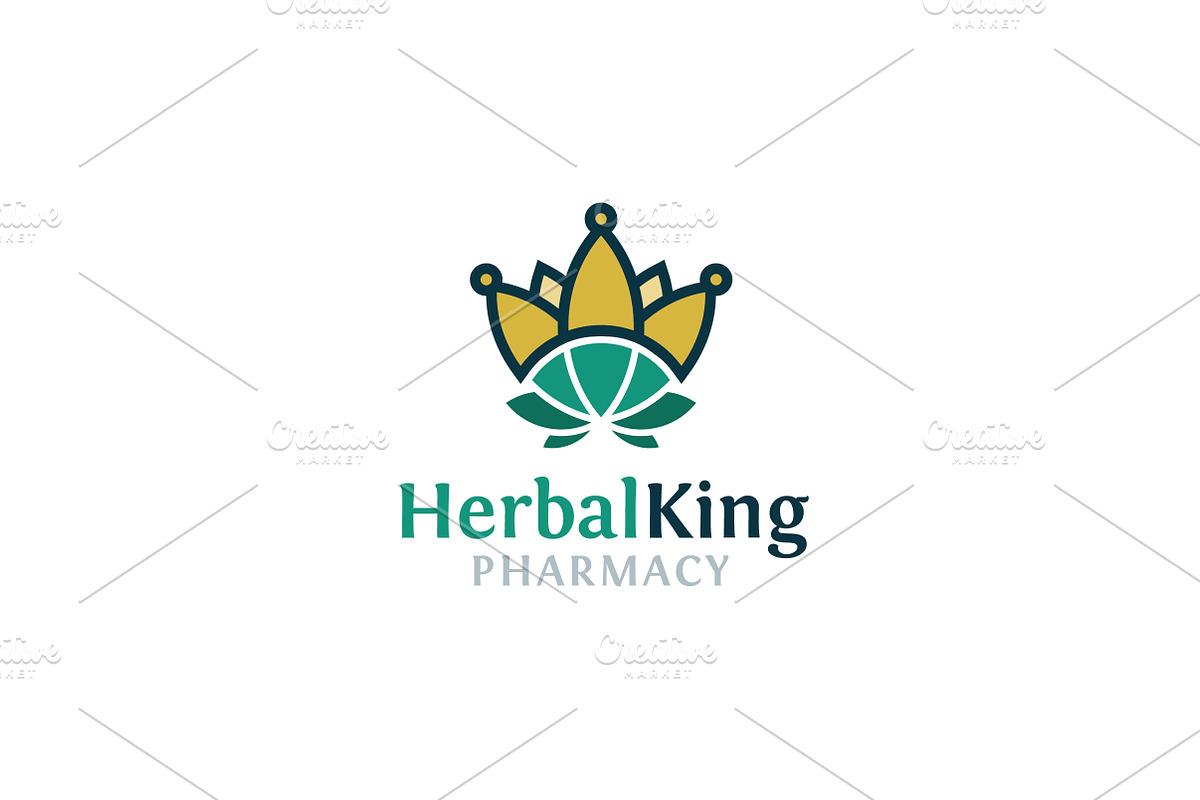 Cannabis / Marijuana King Crown, a Branding & Logo Template by bvcreates (Photo 3 of 7)
