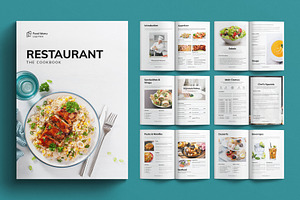 Food Menu Template, a Brochure Template by E-Type