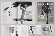 Modern Fashion Magazine Layout, a Magazine Template by Swayang (Thumbnail 1 of 23)