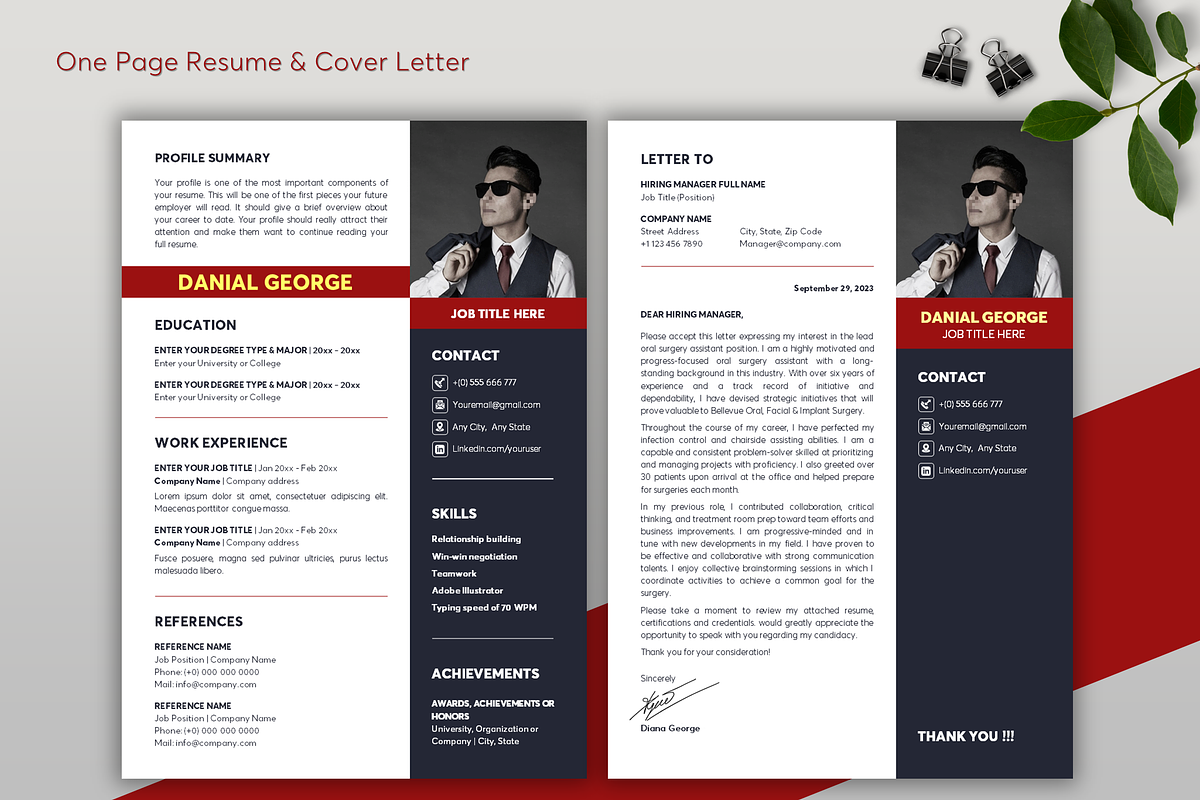 ATS Resume CV Word & Google Docs 30, a Resume Template by MrCam Template Resume|CV (Photo 2 of 8)