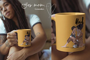 Mom Daughter & Coffee Illustration, a Person Illustration by faeDesign (Thumbnail 2 of 4)