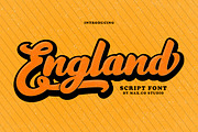 England Script Font, a Script Font by Max.co Studio (Thumbnail 1 of 10)