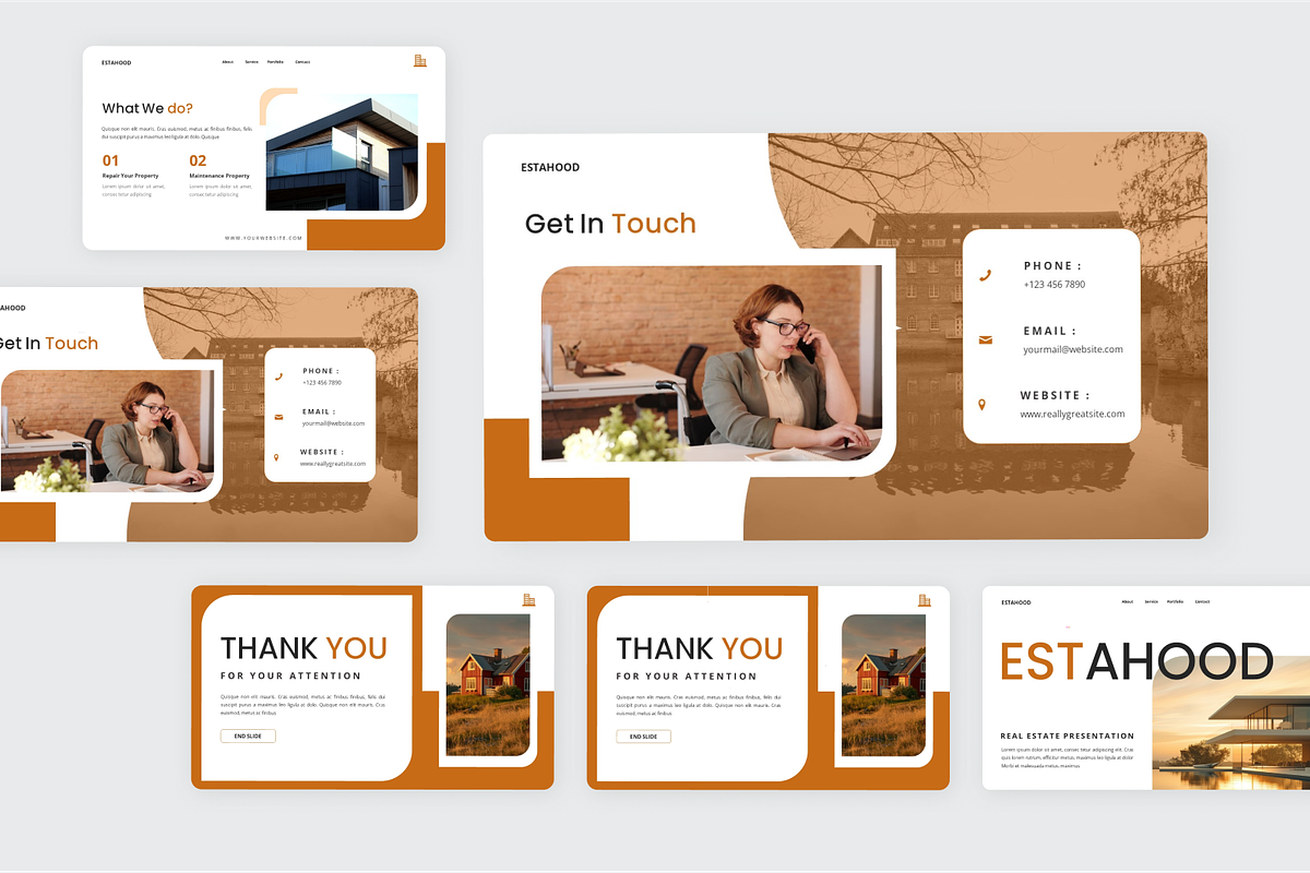 Real Estate Presentation GoogleSlide, a Presentation Template by SquidPixey (Photo 4 of 6)