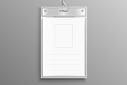 Blank ID card badge mockup, an Object Illustration by Yayasya (Thumbnail 2 of 3)