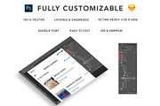 Wash It : Laundry App UI kit, an UI Kit Template by App Innovation (Thumbnail 2 of 6)