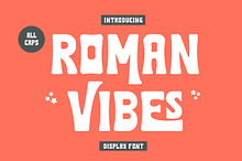 ROMAN VIBES - RETRO DISPLAY FONT