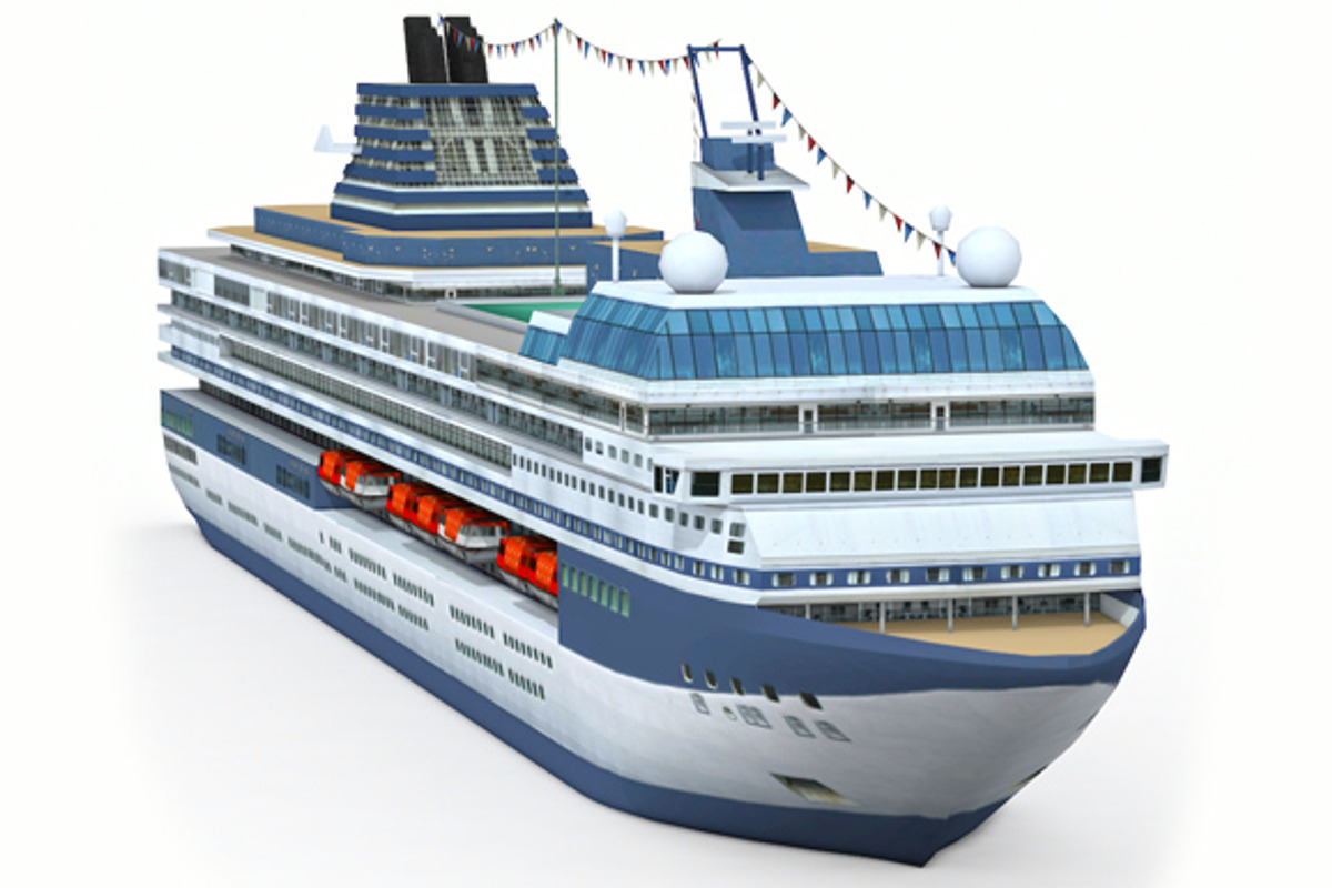 Cruise Ship, a Cars & Vehicle 3D Model by MOTHERHUNTER 3D (Photo 4 of 7)