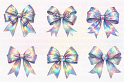 Iridescent Christmas bow, an Illustration by CreationArt (Thumbnail 3 of 6)