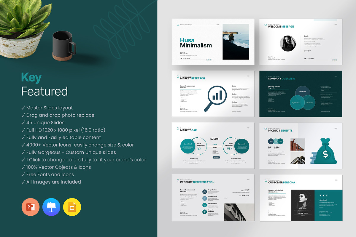 Minimal Presentation Template, a Presentation Template by Work_Stock (Photo 2 of 8)