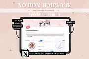 Instagram Planner Notion Template, a Templates & Theme by bellaROSEworkshop (Thumbnail 9 of 10)