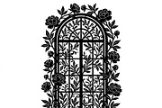 50 Floral French Window Ornament, a Decorative Illustration by Amazin_art (Thumbnail 2 of 24)