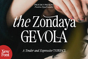 The zondaya Gevola | 30 Font, a Serif Font by Positive TypeFoundry (Thumbnail 1 of 18)