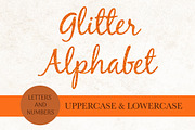 Orange Glitter Alphabet, an Object Graphic by Patterns for Dessert (Thumbnail 1 of 4)