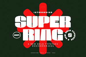 Super Ring - Display Bold Sans