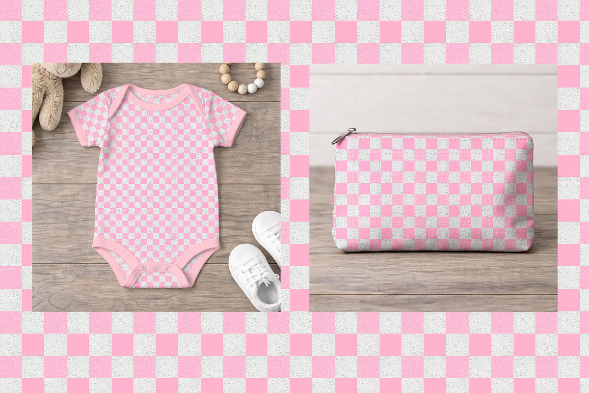 Gingham & Ditsy Floral Patterns, a Pattern Graphic by gulsengunel (Photo 12 of 23)