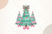 Christmas Coquette Sublimation Png, an Illustration by Watercolor design (Thumbnail 1 of 5)