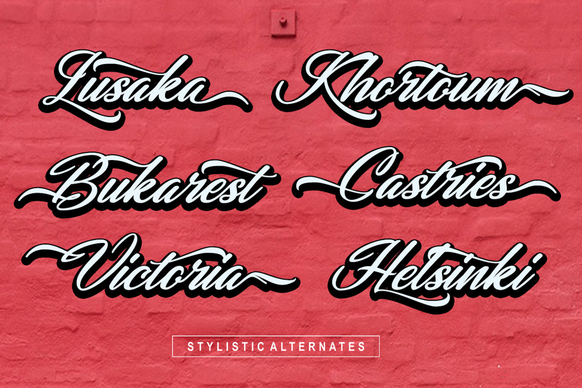 Santiago, a Script Font by Matra Creative (Photo 3 of 10)