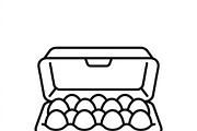 41 Farmers Market Produce Icons, an Outline Icon by adenpinkstore (Thumbnail 13 of 14)