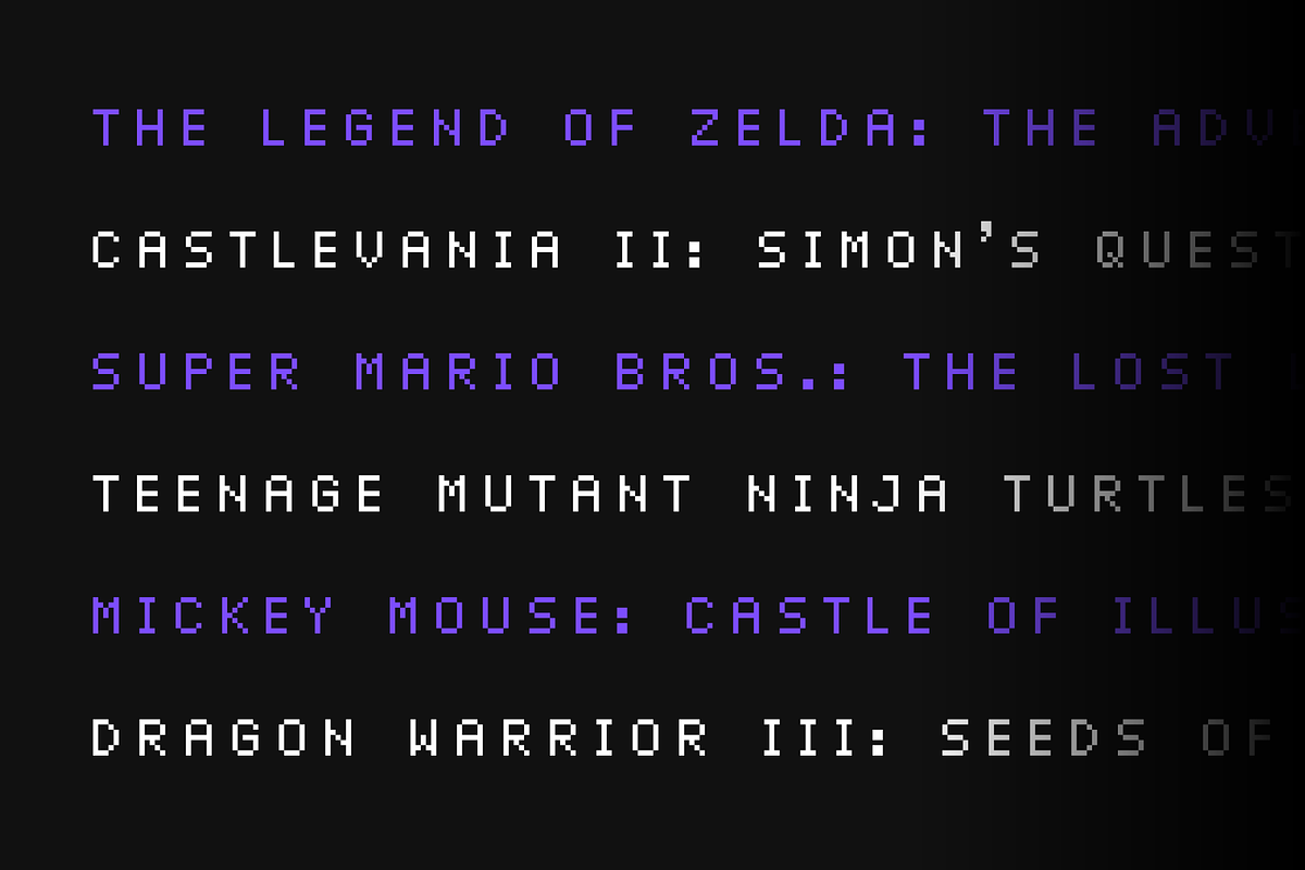 Spectacus Pixel Typeface (12 Fonts), a Sans Serif Font by alpercakici (Photo 14 of 14)
