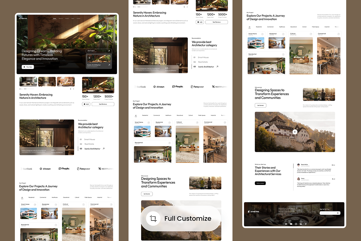 Architecture Agency Landing Page, a Landing Page Template by SLAB! Design (Photo 2 of 4)