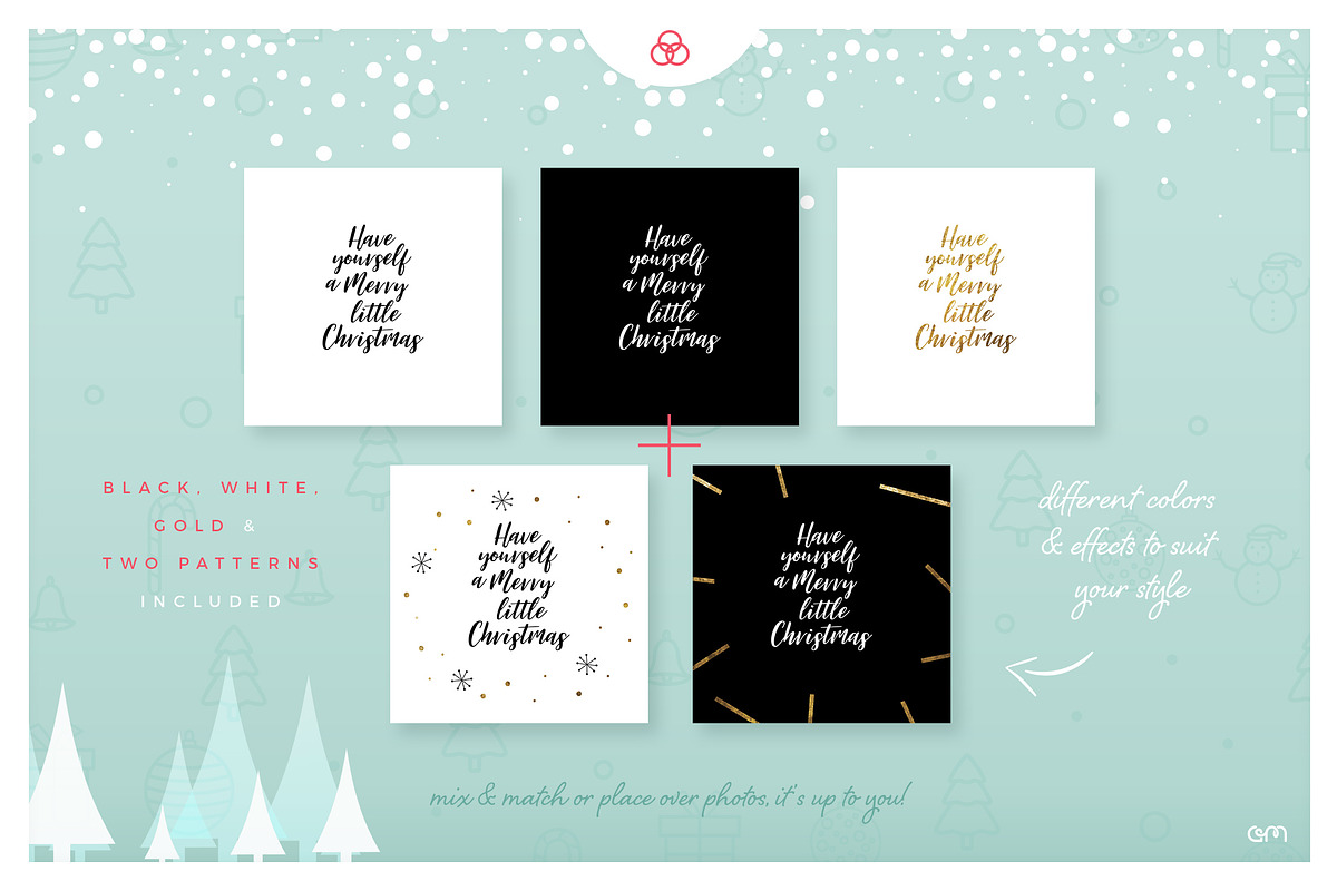 Holiday Quote Bundle, a Social Media Template by AM Studio (Photo 4 of 9)
