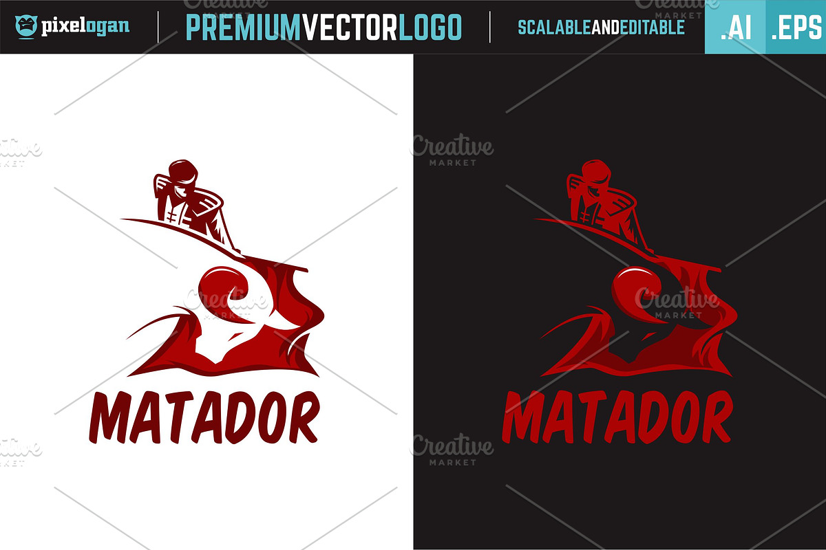 Matador Logo, a Branding & Logo Template by pixelogan