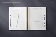 Coil Binding Planner Mockup Set, a Stationery Template by creatsy5 (Thumbnail 4 of 13)