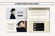 Canva Sales Page - Black and Beige, a Templates & Theme by Freedom Business Shop (Thumbnail 5 of 10)