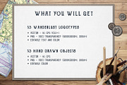 Wanderlust. 15 Double Exposure Logos, a Branding & Logo Template by Cosmic Store (Thumbnail 2 of 14)