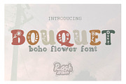 Bouquet, a Font by Rashdrawn (Thumbnail 1 of 3)