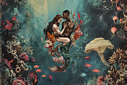 DEEP SEA LOVERS CLIPART PACK, a Person Illustration by Daring Digies (Thumbnail 8 of 9)