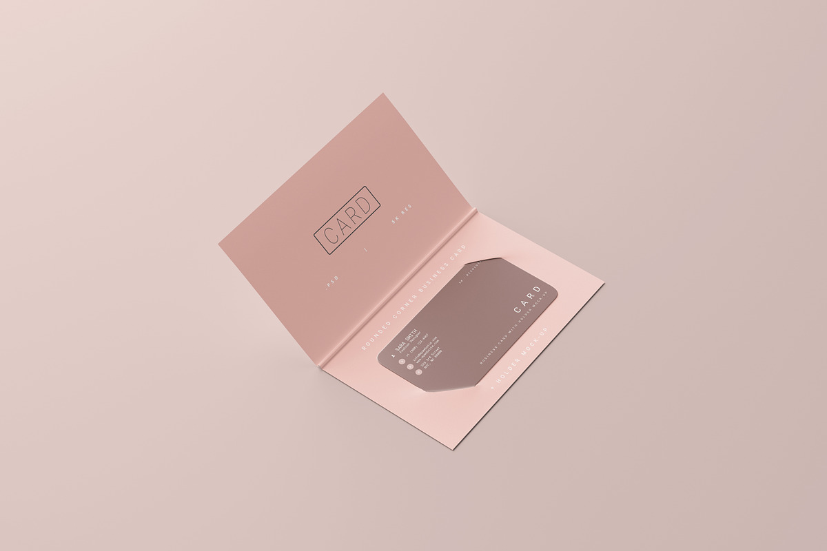 Business Card with Holder Mockups, a Print Template by pmvch (Photo 6 of 11)