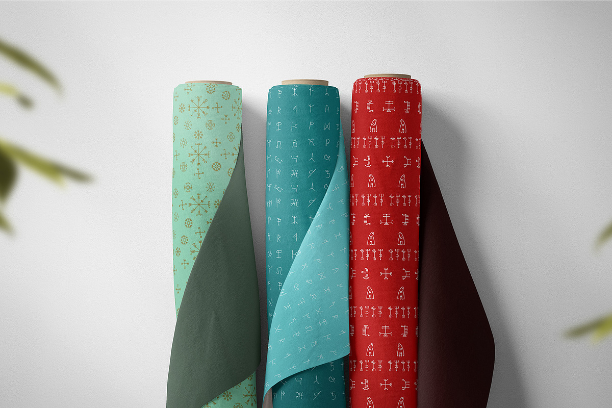 Scandinavian Runes Pattern Set, a Pattern Graphic by The Curio Cabinet (Photo 5 of 5)